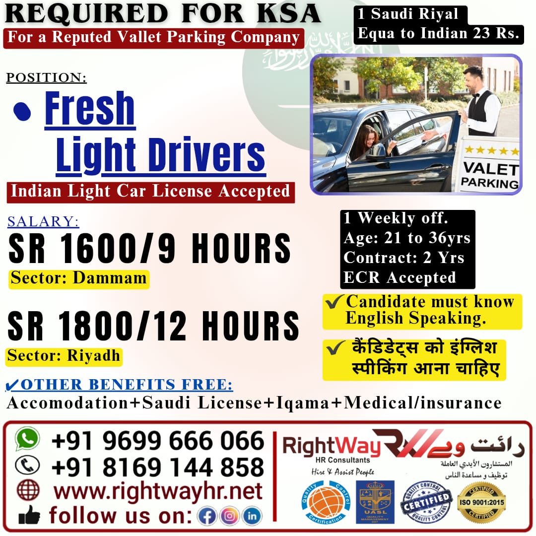 Valet Parking Drivers